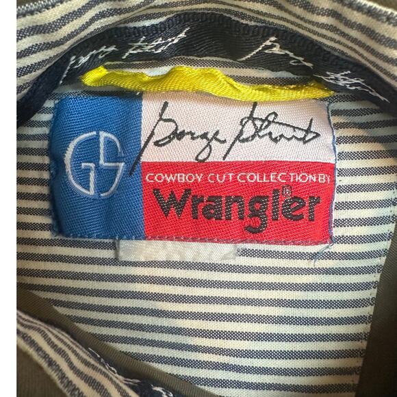 George Strait Wangler Olive Long Sleeve Button down - Picture 6 of 6
